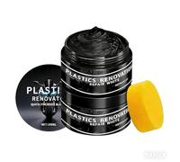 ZVD Restorer Black Trim 100ml,Restaurador de PláSticos de Coche, Cuidado de PláStico para Interior de Coche, Tratamiento del Salpicado, Resistente a La DecoloracióN, Alto Brillo para Grifos (2pcs)