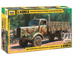 ZVEZDA 3596 1/35 German Heavy 4WD Cargo Camión Schwerer Lkw 4,5T L4500A