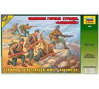 ZVEZDA 3599 German Gebirgsjager WWII Edelweiss Division 1:35 Military Model Kit