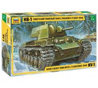 ZVEZDA 3624 Kit De Tanque Pesado Soviético KV-1 Con Cañón L-11 (Mod. 1940)