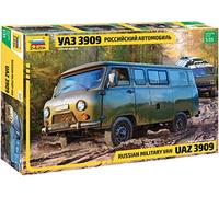 Zvezda Kit de maqueta UAZ 3909 1:35 Furgón militar ruso plástico ZS3644