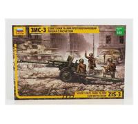 ZVEZDA 3671 1/35 Soviético Antitanque Cañón ZIS-3 De 76mm Con Tripulación