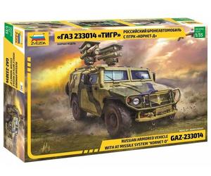 ZVEZDA 3682 1/35 Russian Armored Vehicle Gaz-233014 Con At Misil Sistema" Korn