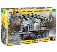 1:35 ZVEZDA Truck Ztz-5 Ct3-5 Soviet Artillery Military Katuusha 1944 Kit ZS3700