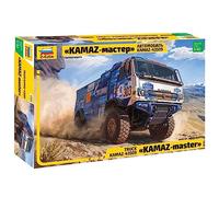 Zvezda -43005-KAMAZ Rallye Truck, escala 1/43, kit de modelo de plástico, ZS43005