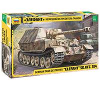 Zvezda 500783659-1:35 Elefant SD.Kfz. 184 - Kit de construcción de plástico para Montaje (Montaje en maqueta, para Principiantes, detallado)