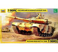 Zvezda 500783675 - Tanque de Batalla Main Ruso 1:35, maqueta, Kit de construcción, construcción de Modelos, aficiones, Manualidades, Kit de plástico, sin barnizar