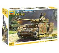 Zvezda 500785017 Panzer IV Ausf.H (SD.Kfz.161/2), maqueta, Kit de construcción, construcción de Modelos, aficiones, Manualidades, Kit de plástico