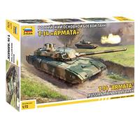 Zvezda 500785056 - Tanque de Batalla Ruso Armata 1:72 T-14, maqueta, maqueta, construcción, construcción, Hobby, Manualidades, Kit de plástico sin barnizar