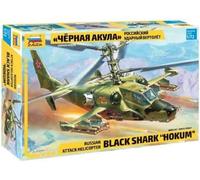 Zvezda Kit de maqueta Helicóptero de ataque ruso Hokum 1:72 Plástico detallado para principiantes