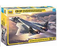Zvezda 500787319-1:72 Sukhoi SU-57 - Kit de construcción de plástico para maquetas, Montaje y Montaje, para Principiantes, detallado