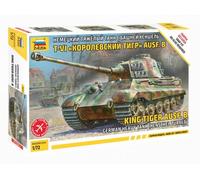 Zvezda 500785023 - 1:72 King Tiger Henschel - Plastic Construction Model Kit - A