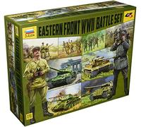 Zvezda 530005203 1:72 WWII Battle Set Ostfront, maqueta de plástico, Kit de Montaje para Montar, réplica Detallada, Multicolor