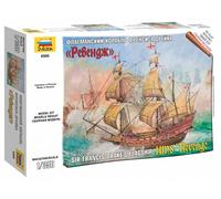 ZVEZDA 6500 MAQUETA EL BUQUE INSIGNIA DE SIR FRANCIS DRAKE, EL HMS REVENGE 1/350