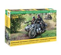 Zvezda 923717-1/35 Zündapp K800 con sidecar - Escala 1:35