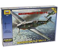 Zvezda Maqueta de avión Messerschmitt Bf 109 F-4 Kit plástico 1:48
