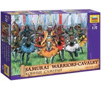 Samurai Warriors Cavalry Xvi-Xvii Ad Figura Plástico Kit 1:72 Modelo Zvezda