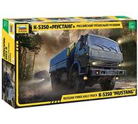 Zvezda Kamaz 3697 500783697-1:35 5350 - Maqueta de plástico Mustang para Principiantes, sin barnizar