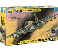 Zvezda - Modelos de Aviones Sukhoi Su - 25 Frogfoot, Escala 1:72