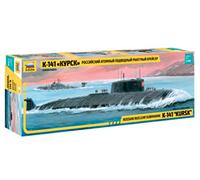 K-141 Kursk Submarine 1 :3 50 Plástico Modelo Kit Zvezda