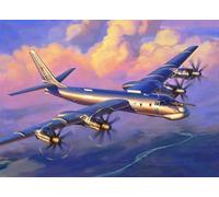 Zvezda Tu-95MS Bear 7038 Maqueta de avion (Escala 1:144, réplica Detallada)
