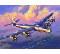 1:144 ZVEZDA Tupolev Ty-95Ms Bear Military Russian Airplane 1956 Kit ZS7038