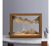 ZVfsdgSDFG arte con arena, Cuadro de arena en movimiento 3D, varios tipos, multicolor, decoración(Coffee,Non Rotatable)