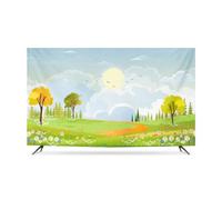 ZVfsdgSDFG televisor de exterior, Protector universal de 32" a 85" pantallas planas/curvas, poliéster(A,52IN)