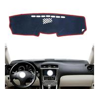 ZVFZGFGR - Alfombrilla para salpicadero de Coche, Parasol, Alfombra, poliéster, Franela y Gamuza Apto para Lexus IS 2006~2013 XE20 IS250 300 250 300h 350 200d 220d