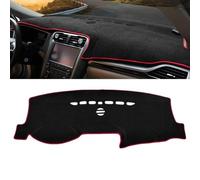 ZVFZGFGR - Alfombrilla para salpicadero de Coche, Parasol, Alfombra, poliéster, Franela y Gamuza Apto para Ford Mondeo 5 MK5 Fusion 2013 2014 2015 2016 2017 2018 2019