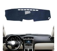 ZVFZGFGR - Alfombrilla para salpicadero de Coche, Parasol, Alfombra, poliéster, Franela y Gamuza Apto para Lexus XE20 IS250 300 250 300h 350 200d 220d 2006 2007 2008 2009 2010 2011 2012 2013