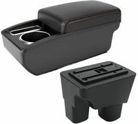 ZVFZGFGR Caja de reposabrazos de Doble Capa para Chevrolet Onix 2020 2021 2022 2023 2024 Accesorios de Almacenamiento Central para el Interior del Coche