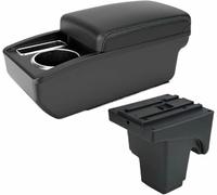 ZVFZGFGR Caja de reposabrazos de Doble Capa para Focus 3 Mk3 III 2011 2012 2013 2014 2015 2016 2017 2018 2019 2020 Accesorios de Almacenamiento Central para el Interior del Coche
