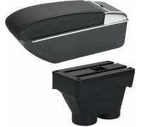 ZVFZGFGR Caja de reposabrazos de Doble Capa para Peugeot 208 2012 2013 2014 2015 2016 2017 2018 Accesorios de Almacenamiento Central para el Interior del Coche