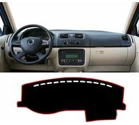 ZVFZGFGR - Cubierta para salpicadero de Coche Cubiertas Interiores antiarañazos para salpicadero - para Skoda Fabia 2 2007 2008 2009 2010 2011 2012 2013 2014