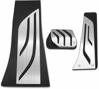 ZVFZGFGR Cubiertas para Pedales de Freno y Embrague, Pedales de Acelerador y reposapiés para Coche para BMW 1 2 3 4 5 6 7 Series GT para X3 para X5 para X6 F15 F16 E70 E71 E72