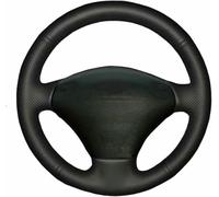 ZVFZGFGR Funda para Volante Cosida a Mano, de Microfibra Transpirable y Antideslizante Apto para Ford Fiesta 4 1996-2006