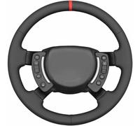 ZVFZGFGR - Fundas para Volante Cosidas para Coche, para Land Rover para Range Rover para Vogue III L322 2006-2012 Protector de Cuero Negro Cosido para el Volante
