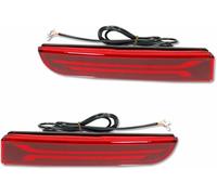 ZVFZGFGR - Parachoques Trasero, luz de Freno, luz de Giro y luz direccional, para Mitsubishi para Lancer para EVO X 2008-2017 para Outlander Reflector para Parachoques Trasero