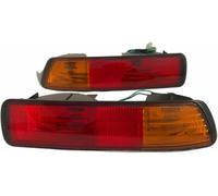 ZVFZGFGR - Parachoques Trasero, luz de Freno, luz de Giro y luz direccional, para Mitsubishi para Pajero para Montero Shogun 3 III 2001-2002 MR508783 MR508784 Reflector para Parachoques Trasero