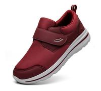 ZVJV Zapatos Deportes Transpirables para Mujere Hombre Zapatilla Extra Ancha Unisex Totalmente Ajustable con Apta para pies delicados con Vendaje o hinchados Empeine