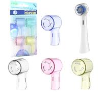 ZVKACT Juego de 4 Recambio Tapas para Cepillos de Dientes, Compatibles con Cabezales de Repuesto Oral B, Compatibles con la Serie iO, para Viajes y Uso Doméstico