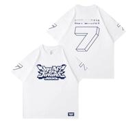 ZVKVLDE Camiseta 25tour 7DreamTheFuture Camisas Gráficas De Algodón For Hombres Y Mujeres(White a,L)