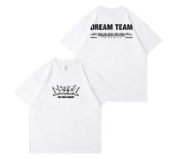 ZVKVLDE Camiseta 25tour 7DreamTheFuture Camisas Gráficas De Algodón For Hombres Y Mujeres(White c,4XL)