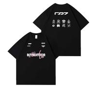 ZVKVLDE Camiseta Informal 2025tour Algodón HelloWorldThisIs Camisetas For Hombres Y Mujeres(Black b,4XL)