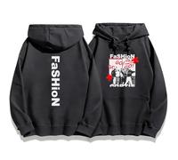 ZVKVLDE Sudadera con Capucha De Moda con Estampado De Álbum, Sudadera con Capucha For Hombres Y Mujeres(Darkgray-Thick,2XL)