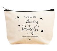 ZVMIS Regalo para mamá primeriza, recién nacido, nuevos padres, regalos para bebés, regalo de embarazo, regalo para el primer hijo, regalo del día de la madre, regalo de Navidad, bolsa de maquillaje,