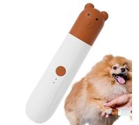 Zvn Zojne Recortadora de uñas recargable para perros, cortador de uñas eléctrico súper silencioso para mascotas con luz LED, herramienta profesional de aseo suave para perros, gatos, mascotas, conejos