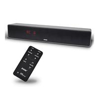 ZVOX Barra de sonido aclaradora de diálogos con tecnología auditiva patentada, barra de sonido AccuVoice TV AV157 Titanium, doce niveles de impulso de voz, altavoces de audio de cine en casa