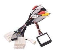 ZVPQU Adaptador de cable de arnés de cableado for radio estéreo de coche Android de 16 pines for Nissan, Murano, Qashqai, J10, J11, X Trail y Tiida. cable adaptador de radio(Canbus Cable)